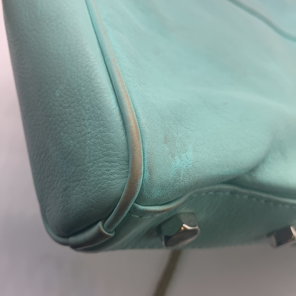 Rebecca Minkoff Distressed Teal crossbody bag. MCB1640D - Picture 7 of 12